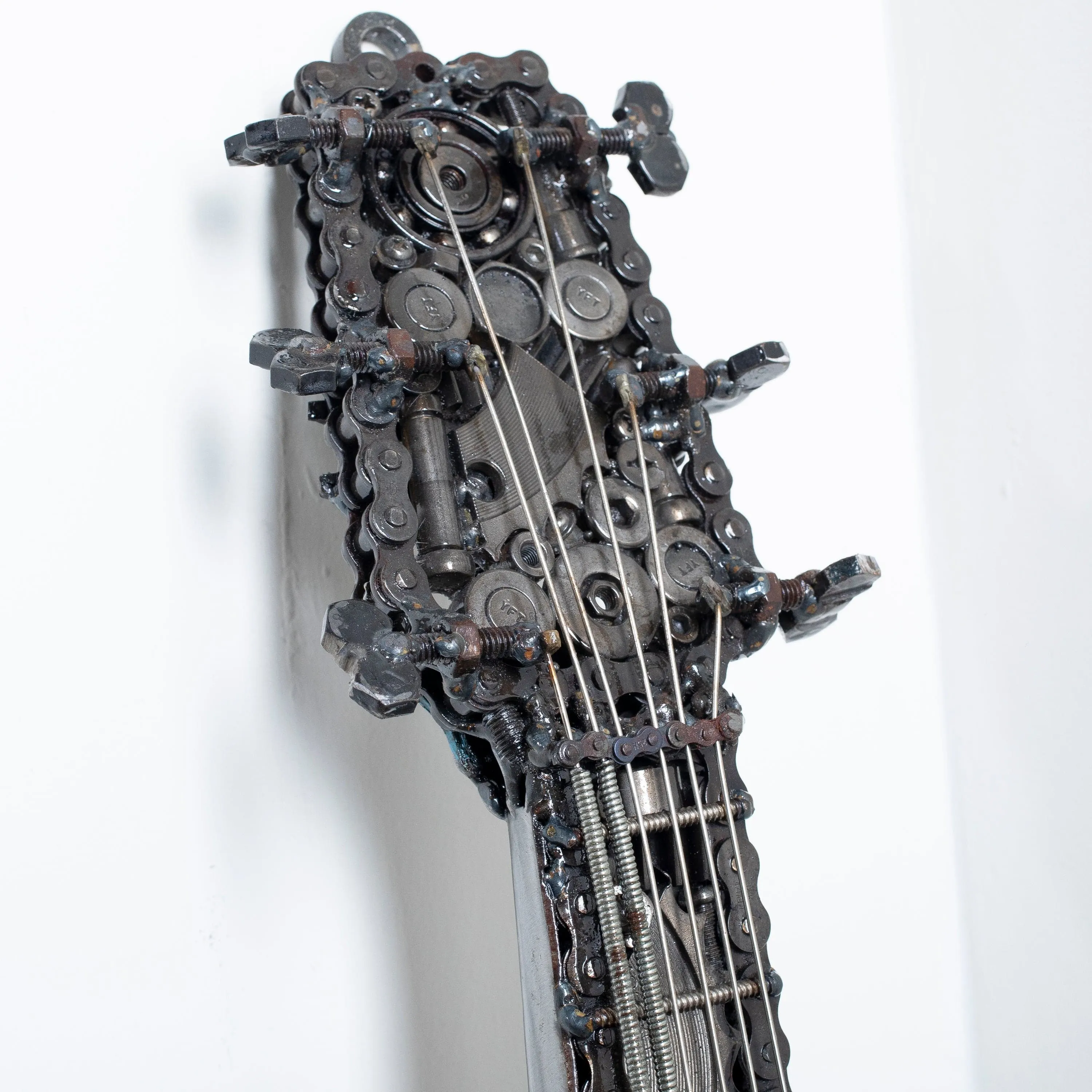 48 Guitar Inspired Recycled Metal Art Sculpture