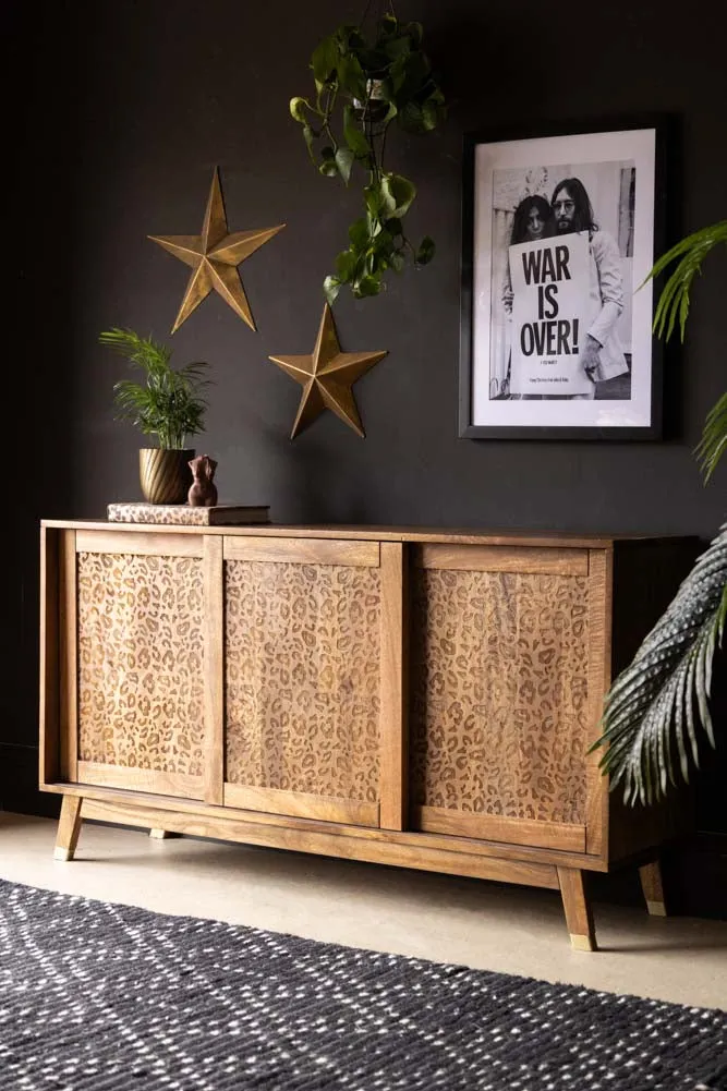 Leopard Print Sideboard