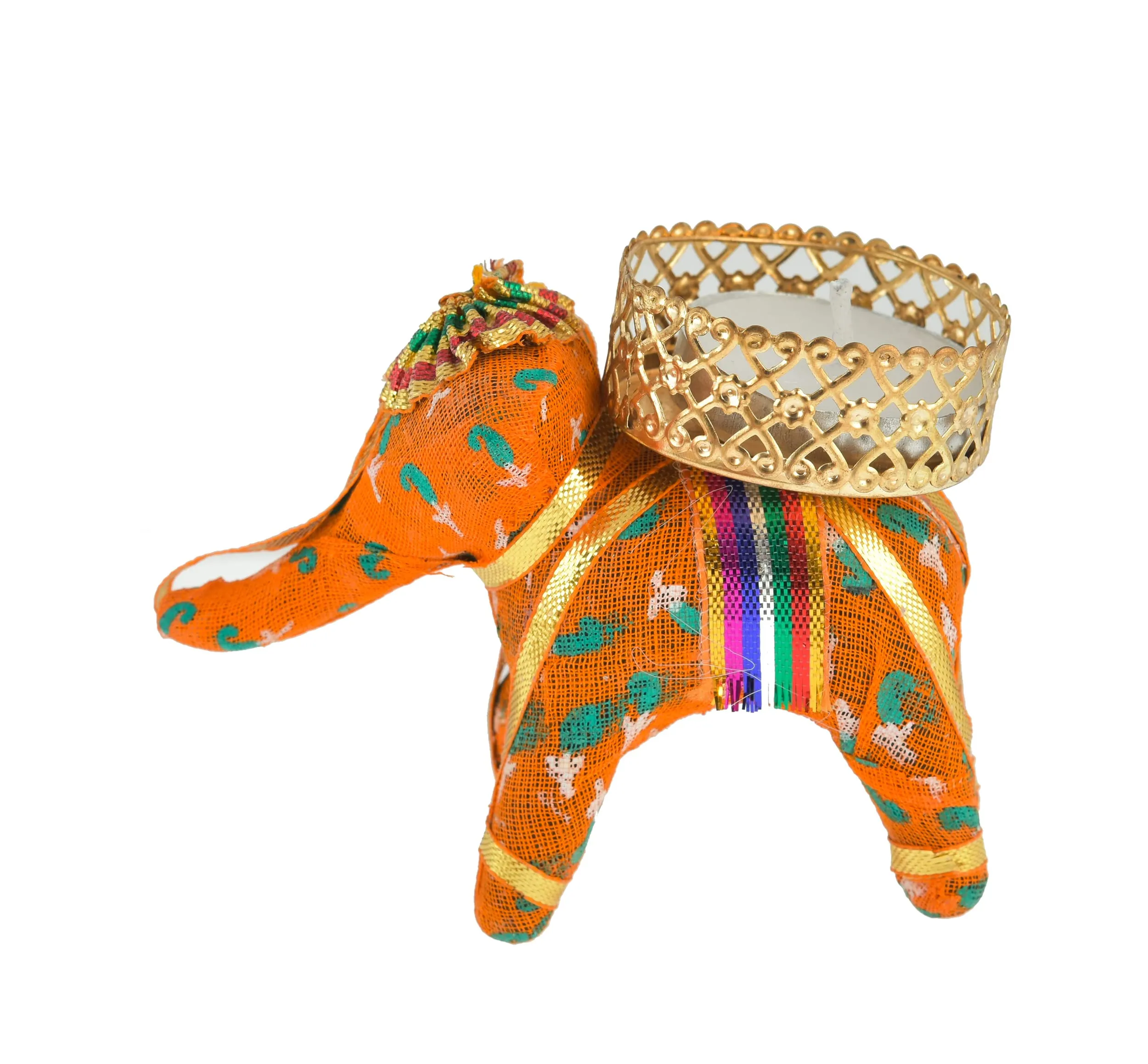 Pride Store Elephant Tealight Candles for Diwali Decoration, Christmas, Birthday, Party, Room, Office, Carnival Decorative Candles (Pack of 20)